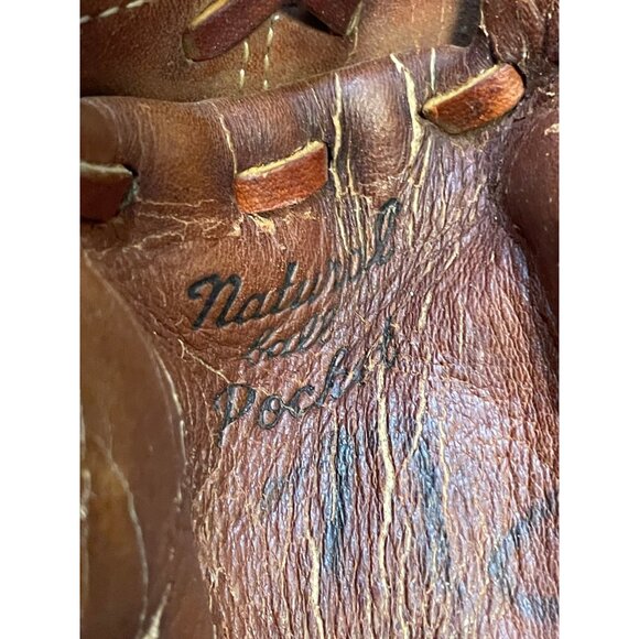 Cooper 735 Baseball glove mitt LH left hand 11" Rawhide Laced genuine leather - Picture 6 of 11